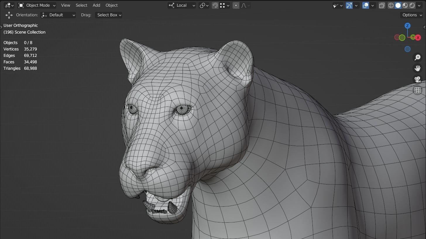 Siberian tiger 3D model_17