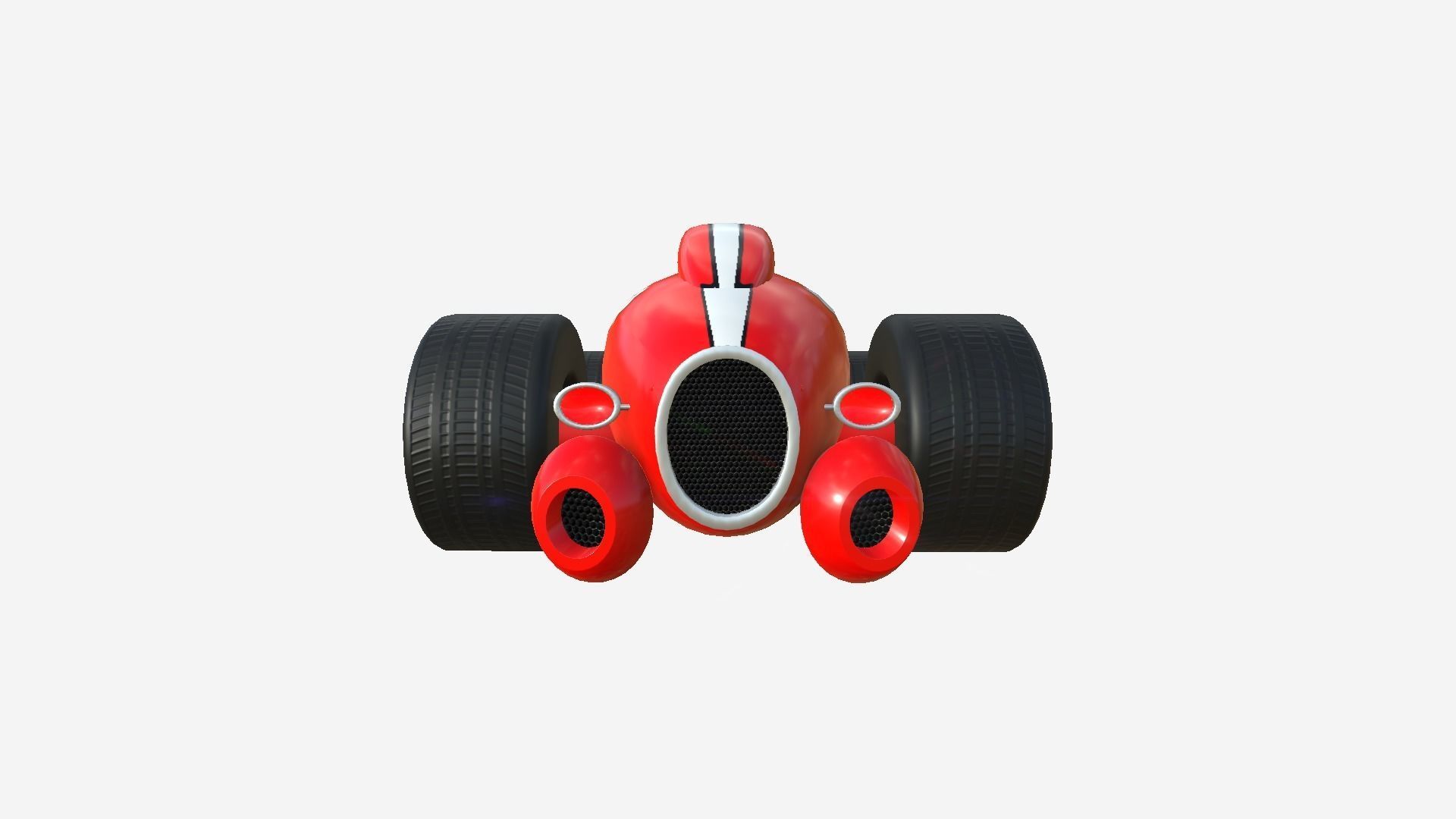10 Cartoon Karts Red Collection - Vehicle Racing Design _20