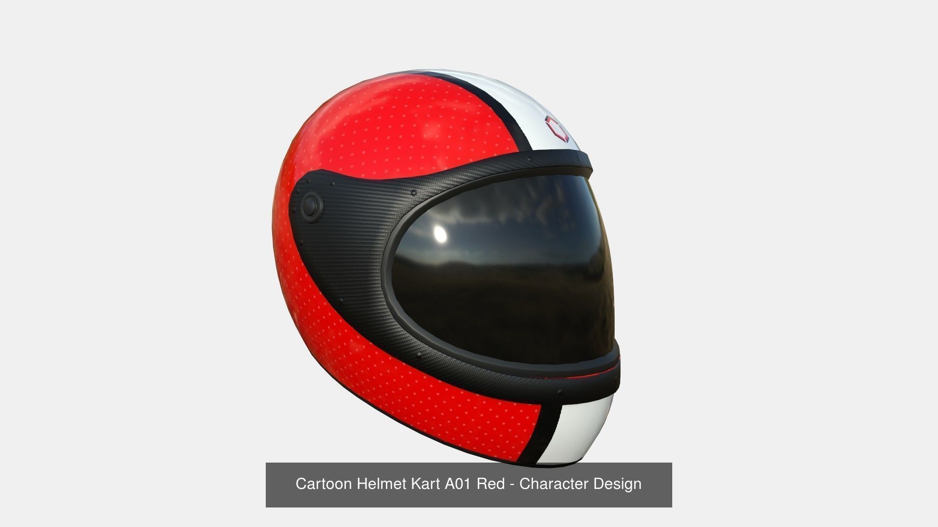 10 Cartoon Karts Red Collection - Vehicle Racing Design _11