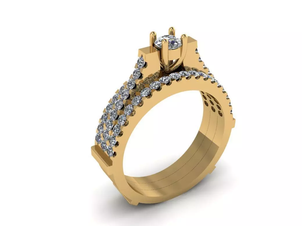 Rings  3D print model_0