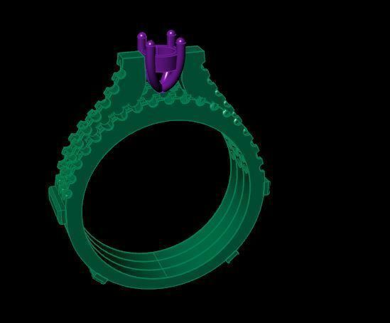 Rings  3D print model_4