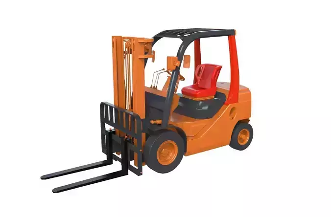 Forklift 3d model truck 3D model