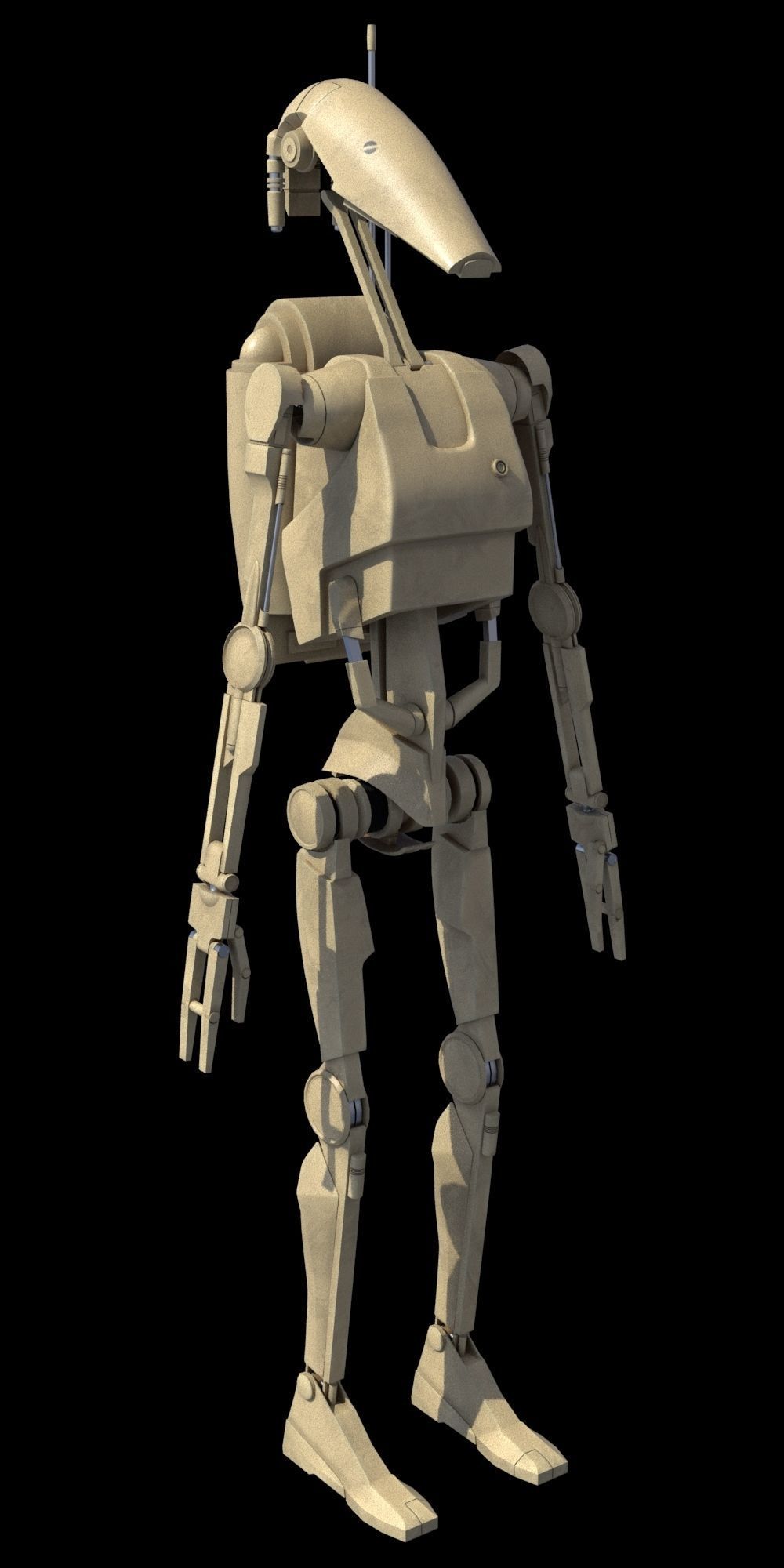 B1 Battle Droid - Star Wars 3D model_3