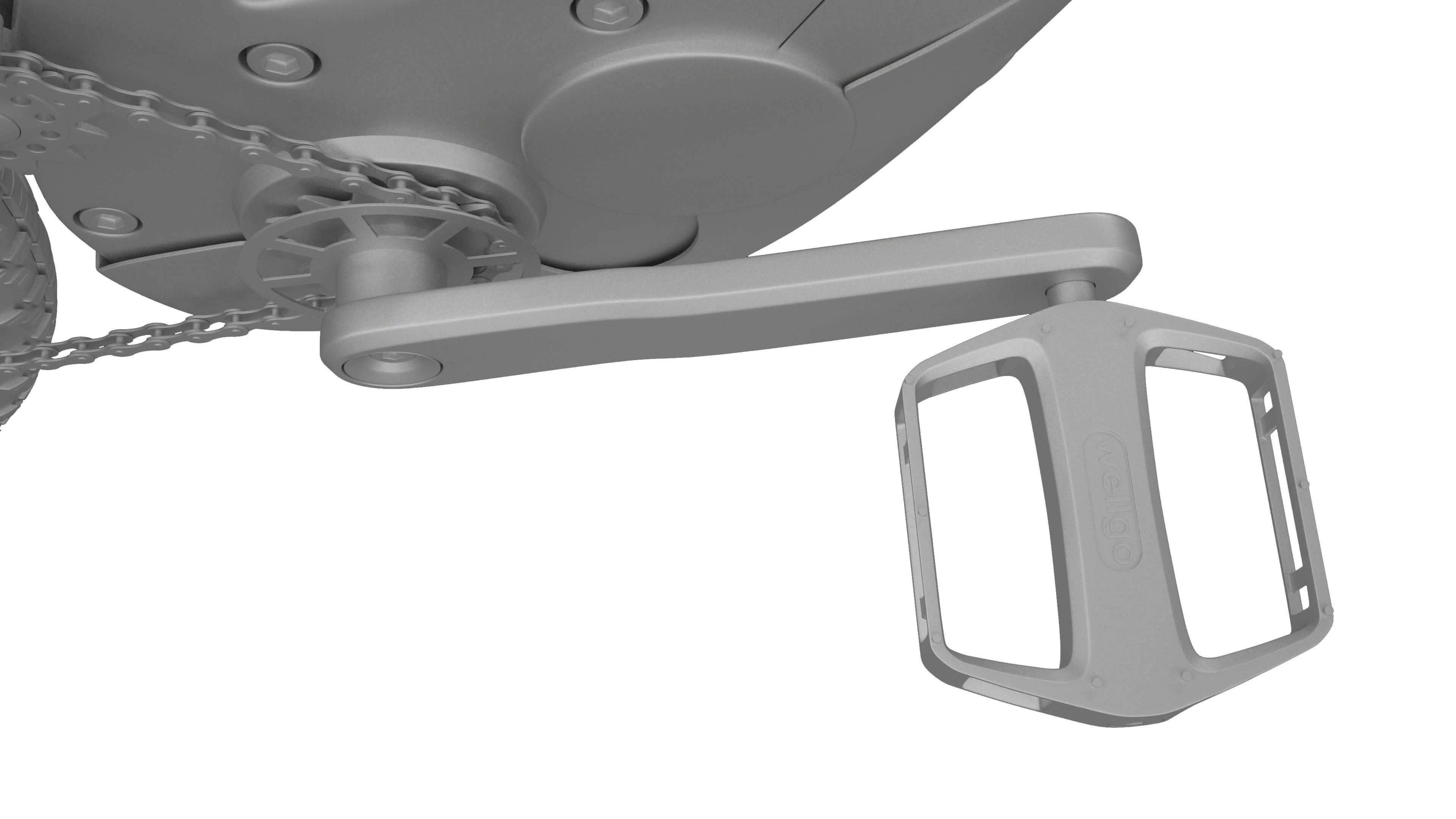 Electric bicycle 3D model_19