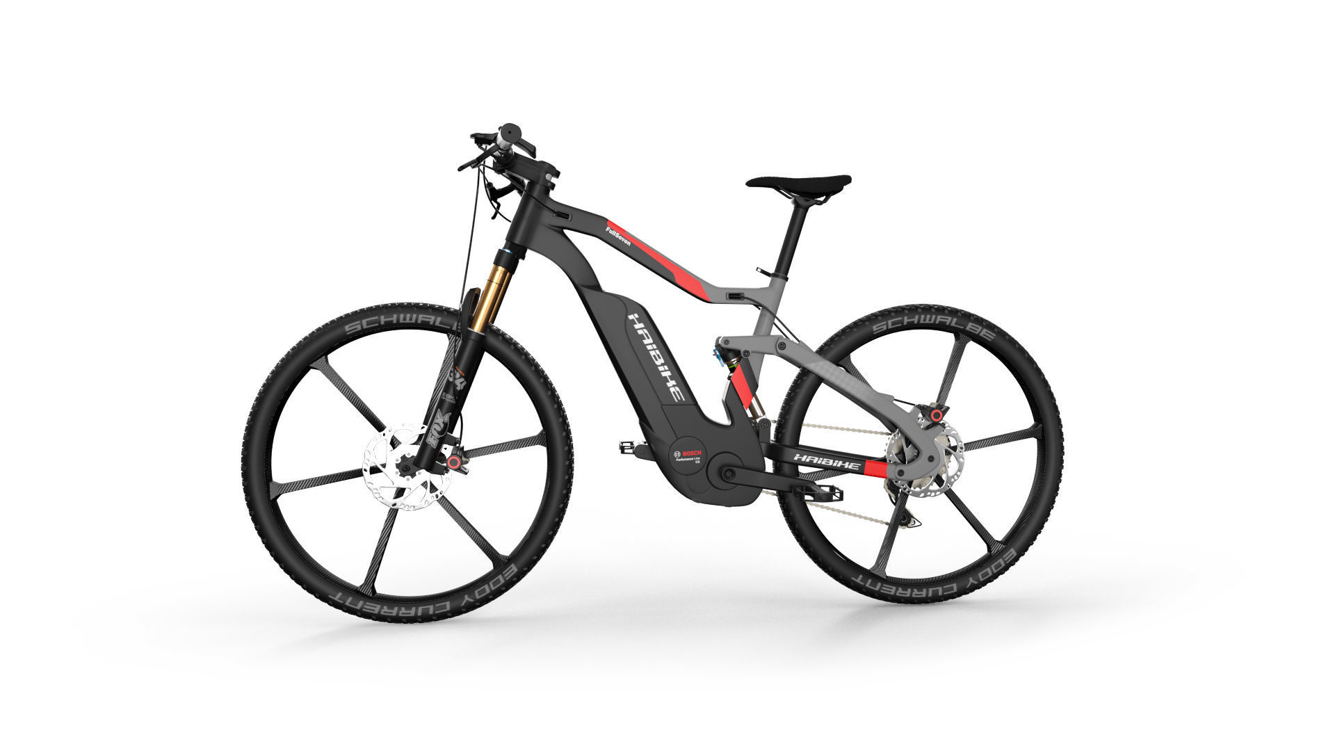 Electric bicycle 3D model_2