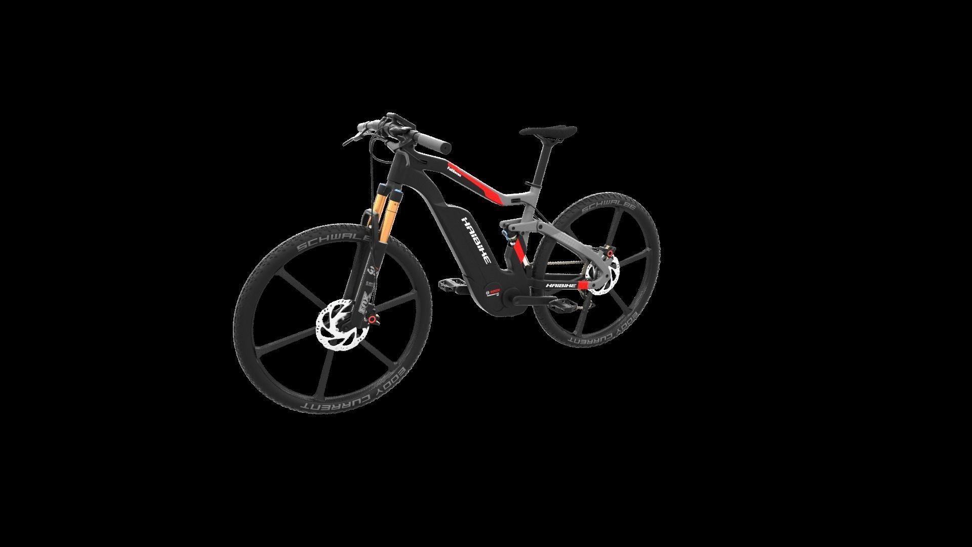 Electric bicycle 3D model_8