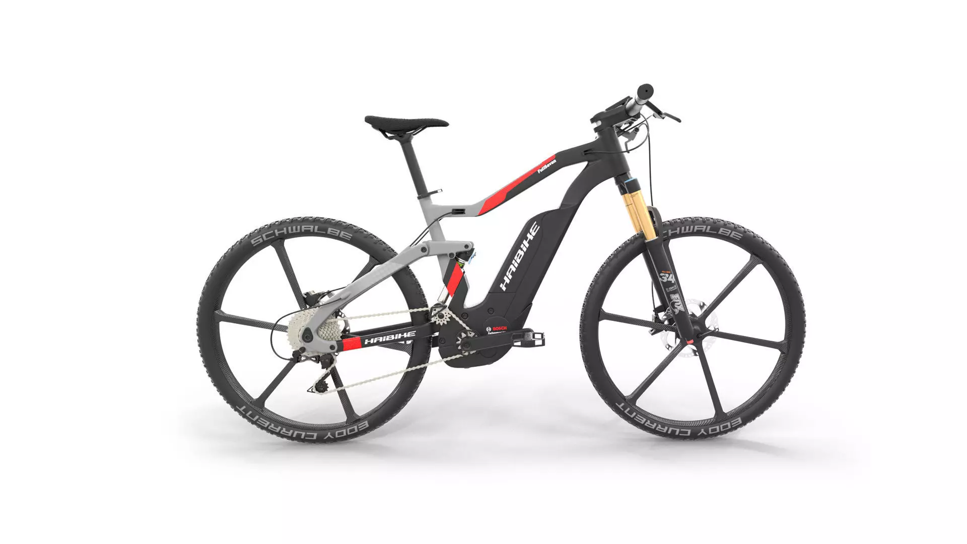 Electric bicycle 3D model_0