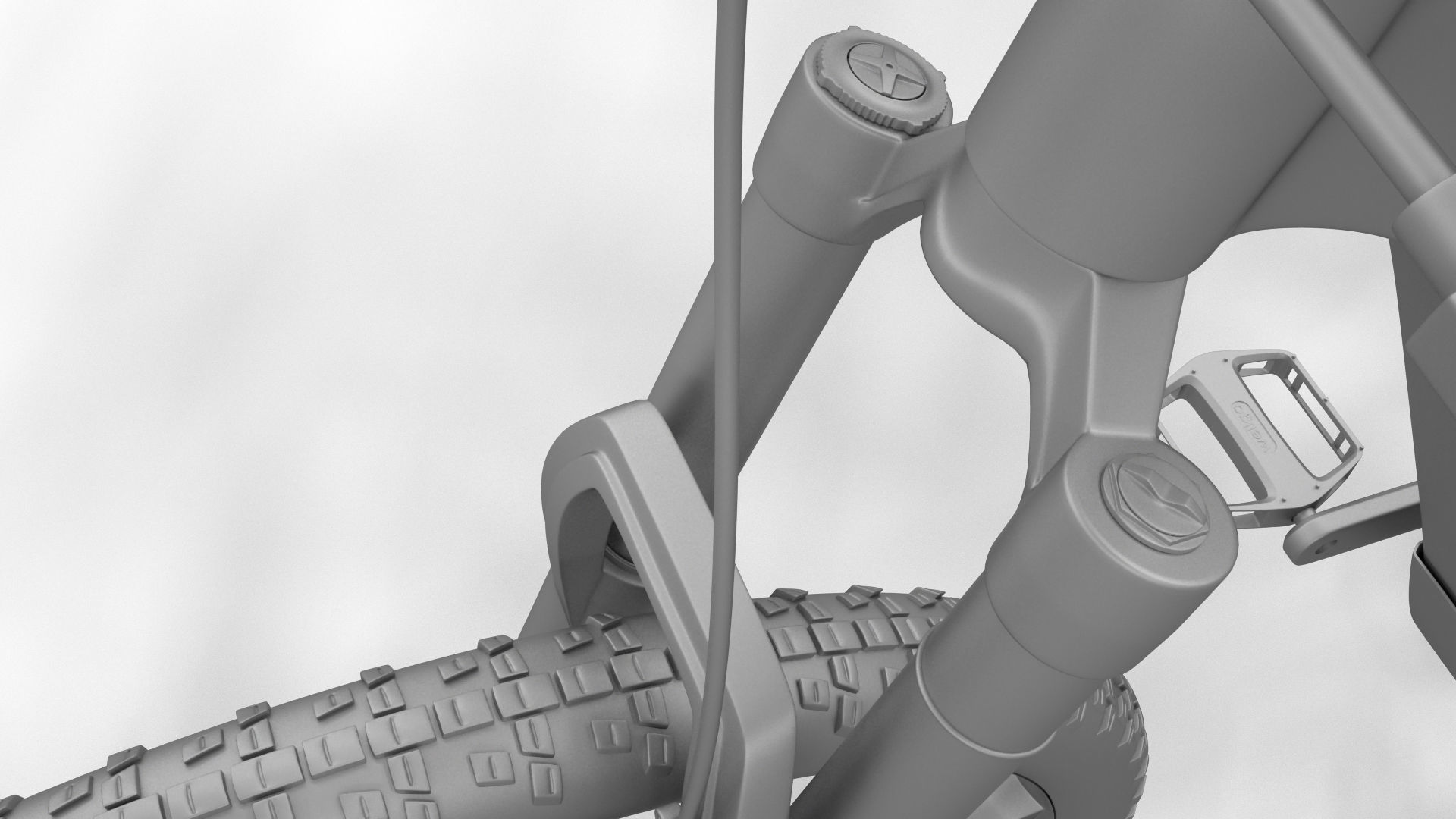 Electric bicycle 3D model_20