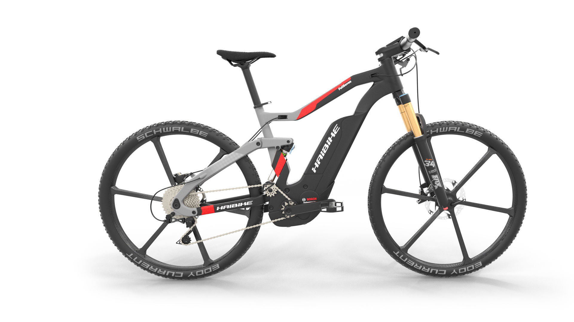 Electric bicycle 3D model_3