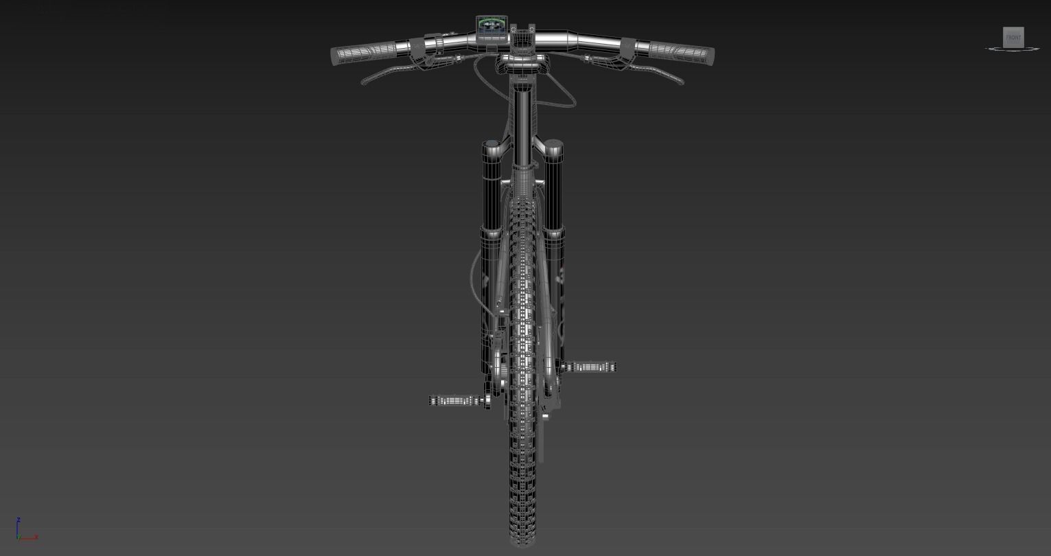 Electric bicycle 3D model_24