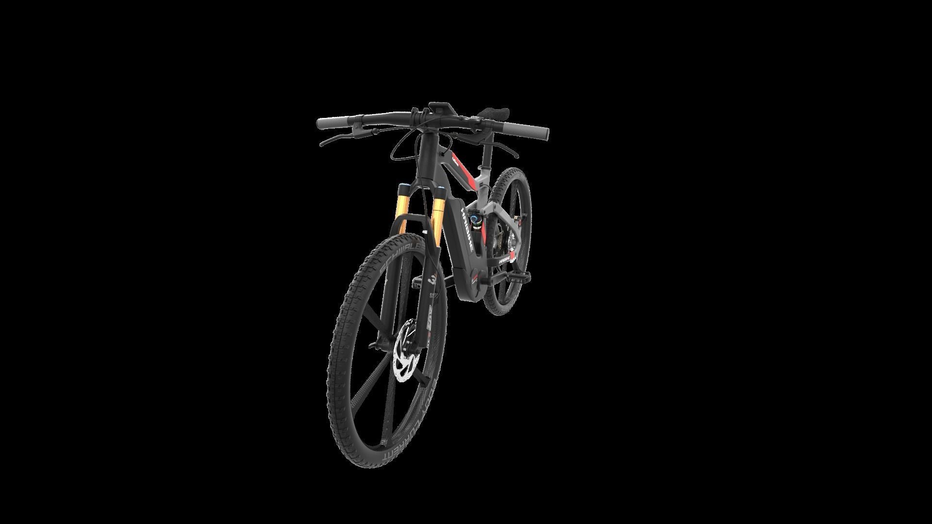 Electric bicycle 3D model_7