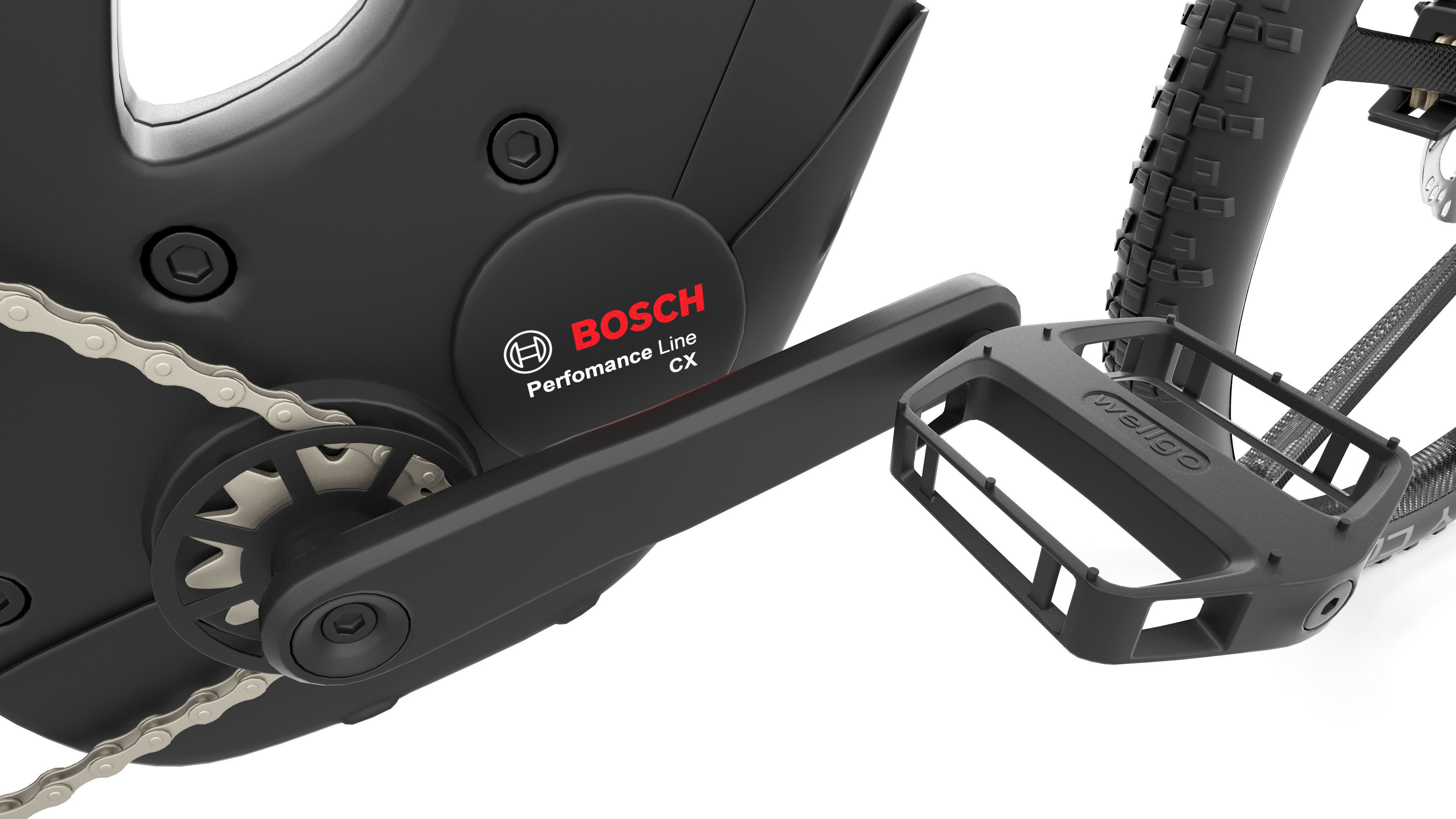 Electric bicycle 3D model_16