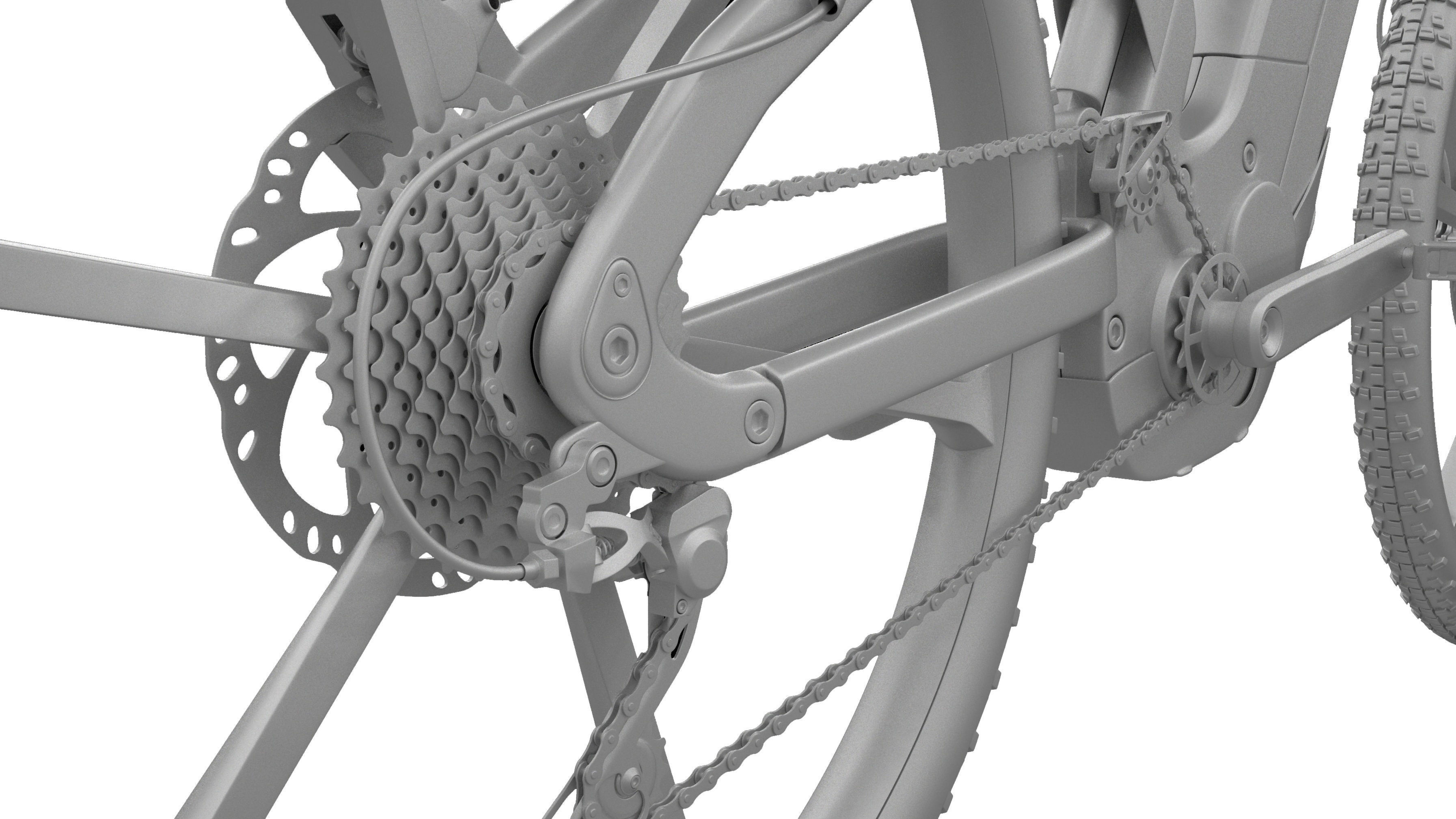 Electric bicycle 3D model_18