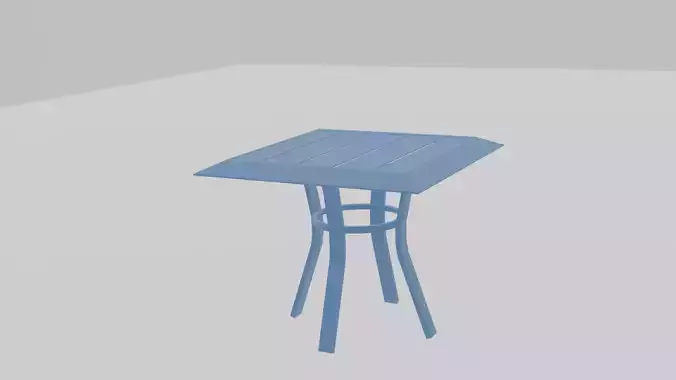 Outdoor Metal End Table