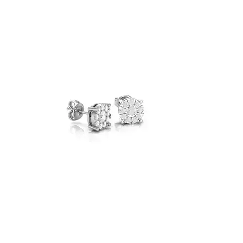 Stud Earrings illusion style  3D print model