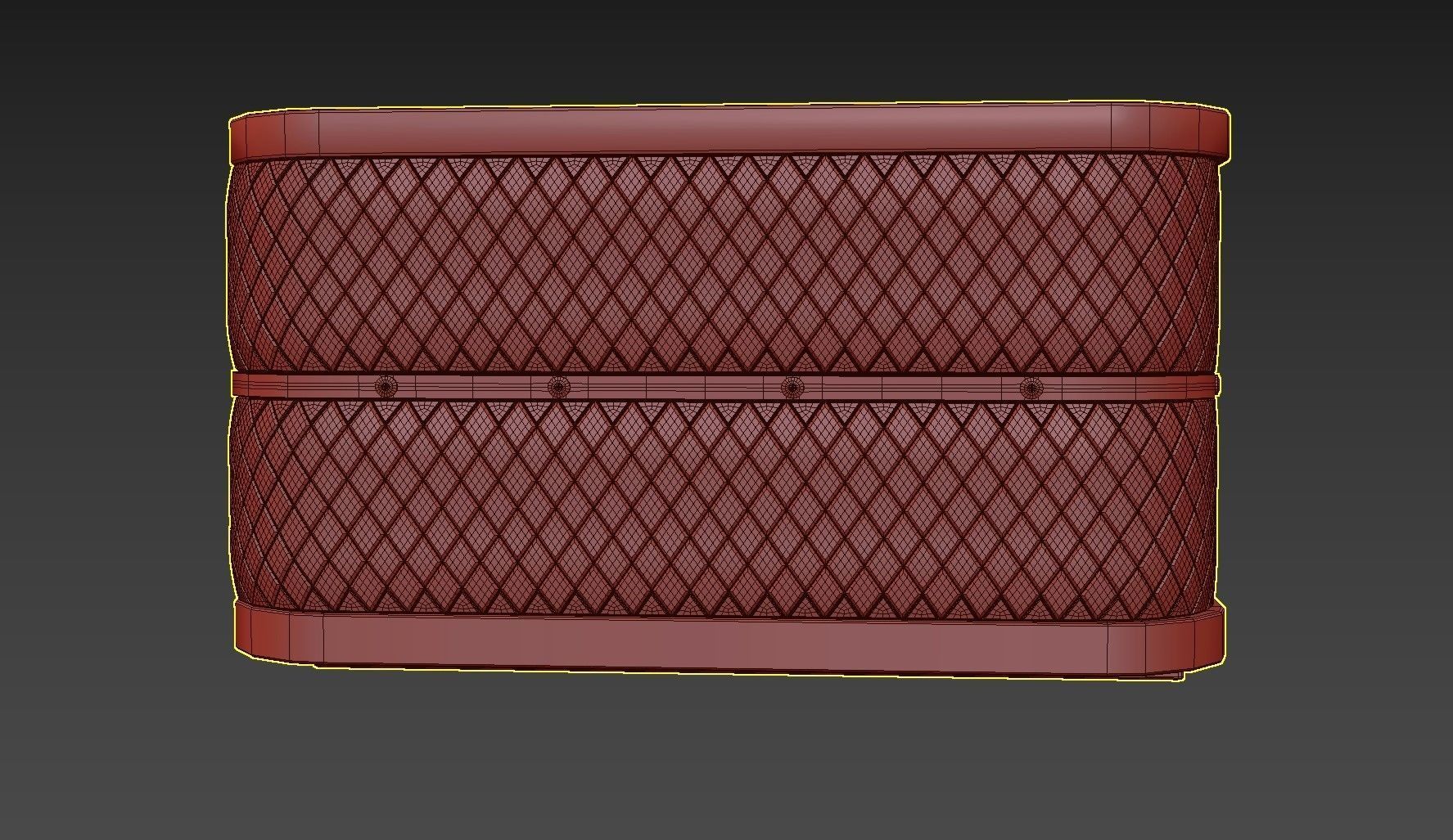 Modern Marble Coffee Table with Storage in Black 3D model_10