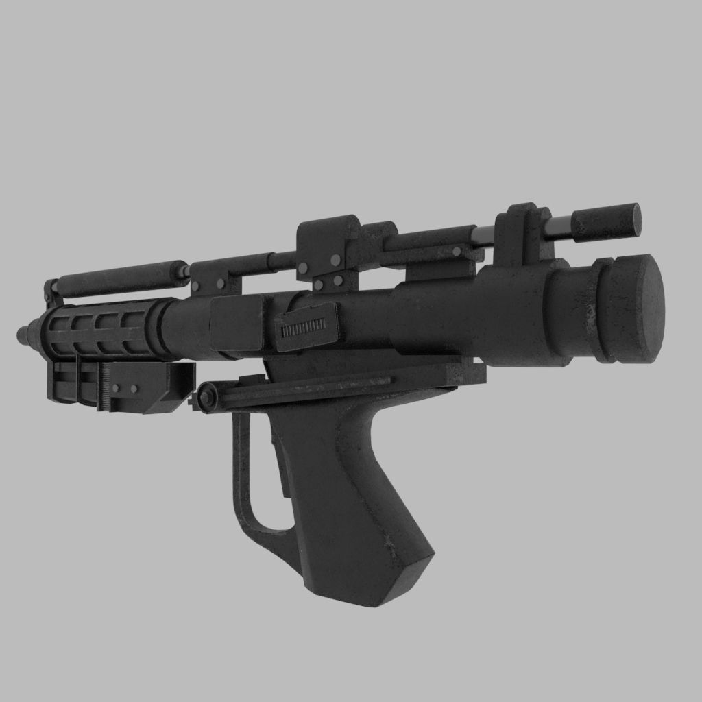 E5 Blaster 3D Model - Star Wars 3D model | CGTrader