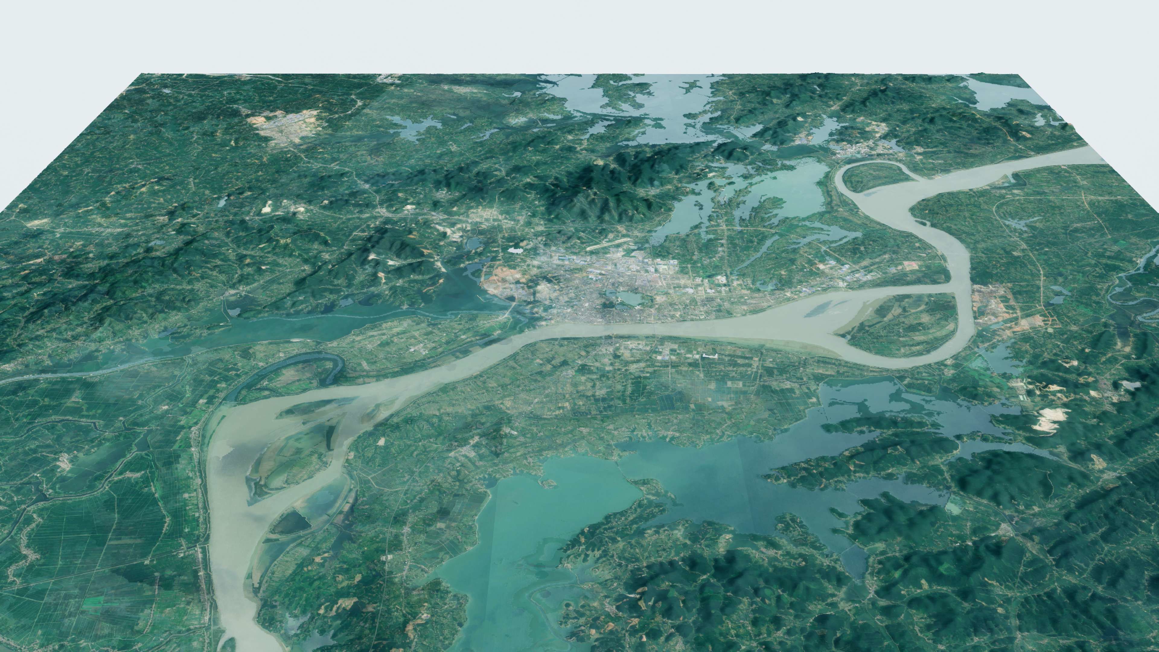 Anqing China City Landscape 3D Model 3D model_6