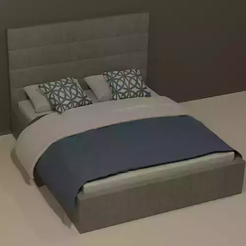 Bed for interior