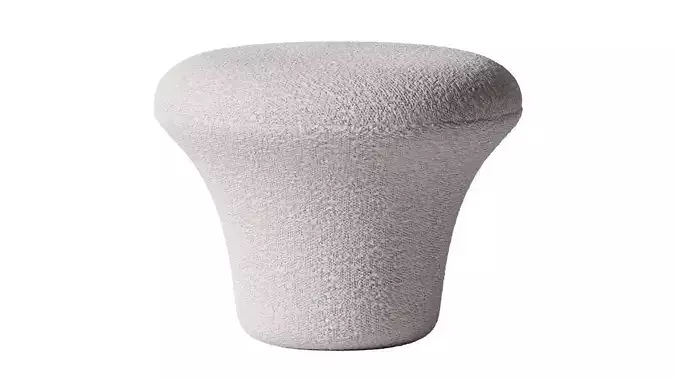 Fauteuil mushroom pouf - Pierre Paulin for Artifort 3D model