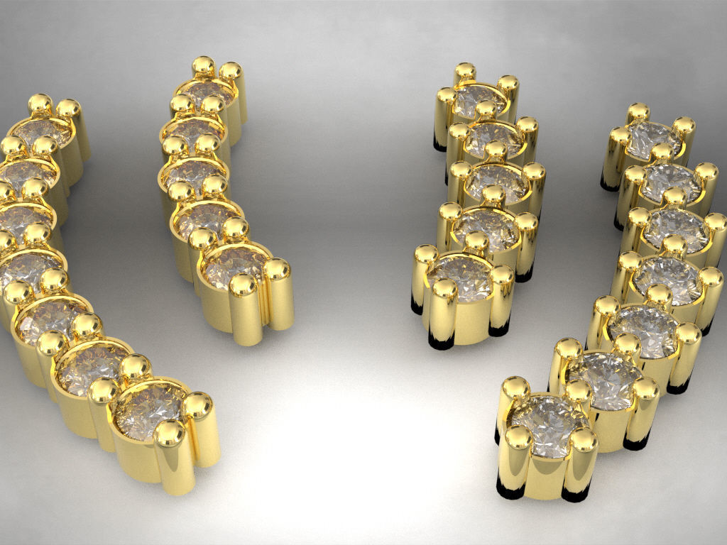 Piercing Cluster seven stone Pac 2 models Exclusive Helix Ear 3D print model_10