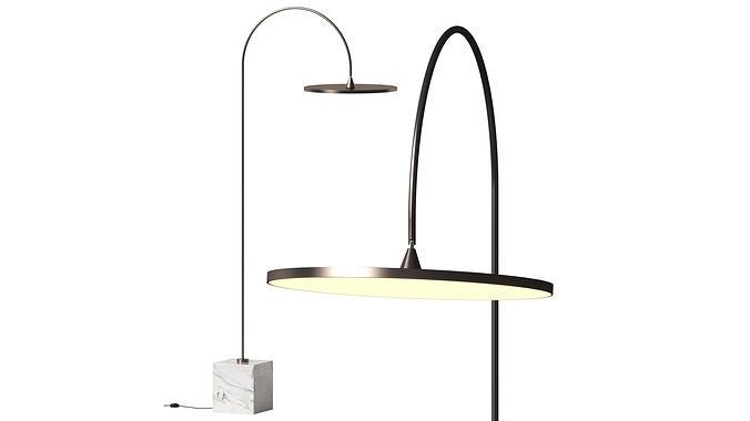 Arteriors - NURI FLOOR LAMP 3D model