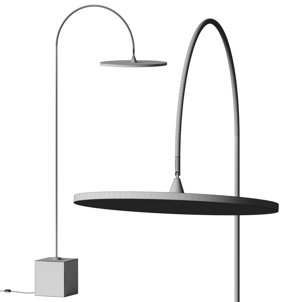 Arteriors - NURI FLOOR LAMP 3D model_1