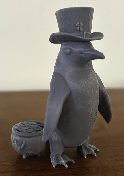 Saint Patricks Day Penguin 3D print model_1