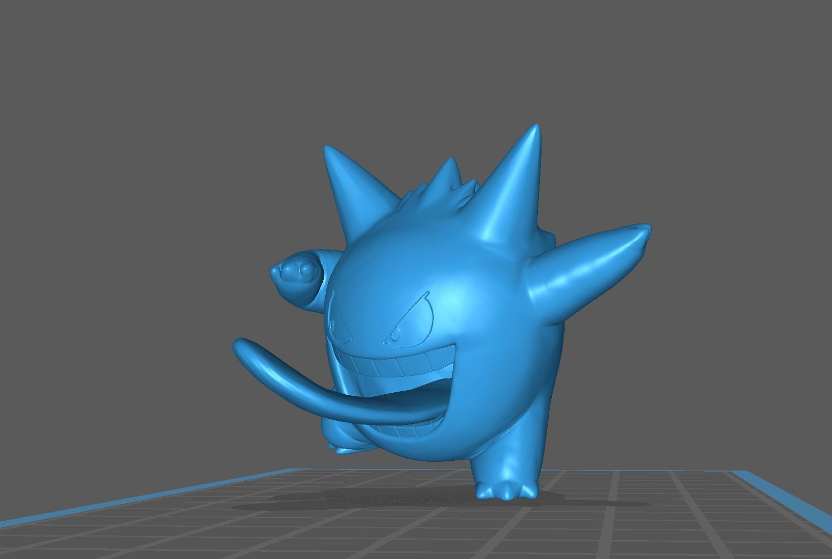 Gengar pokemon 3D print model 3D print model_22
