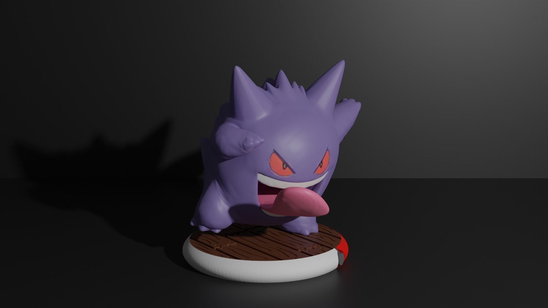 Gengar pokemon 3D print model 3D print model_1