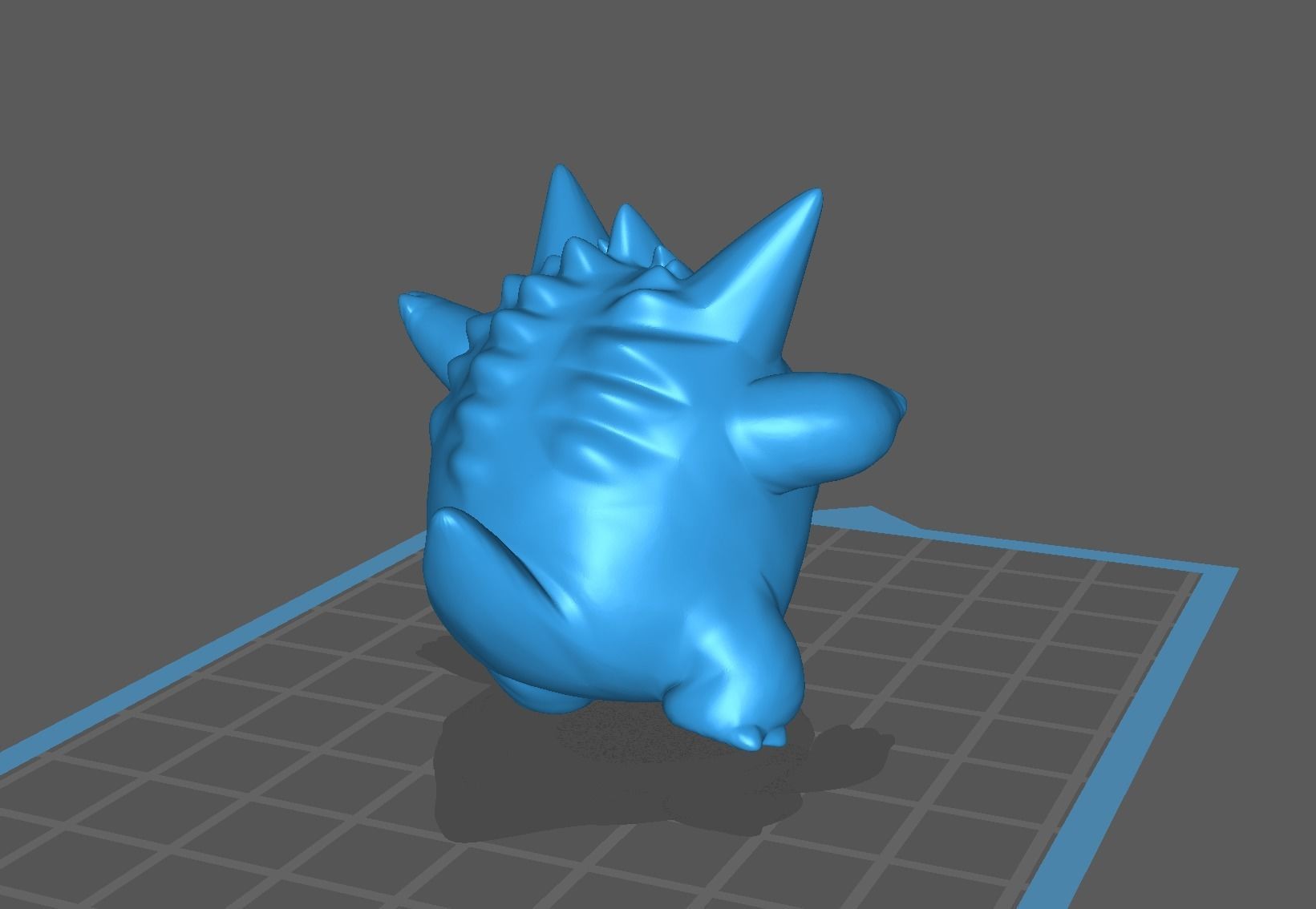 Gengar pokemon 3D print model 3D print model_20