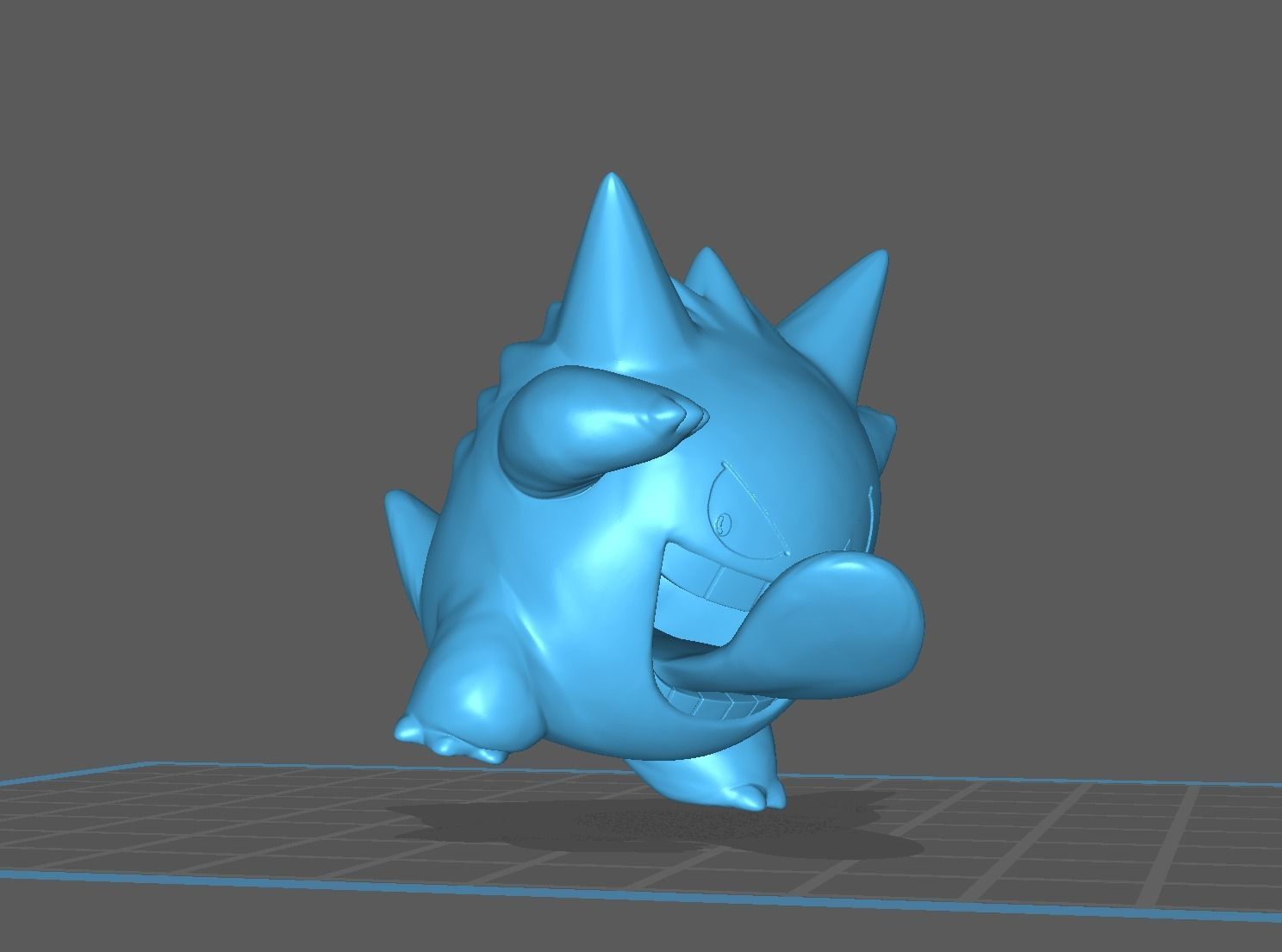 Gengar pokemon 3D print model 3D print model_21