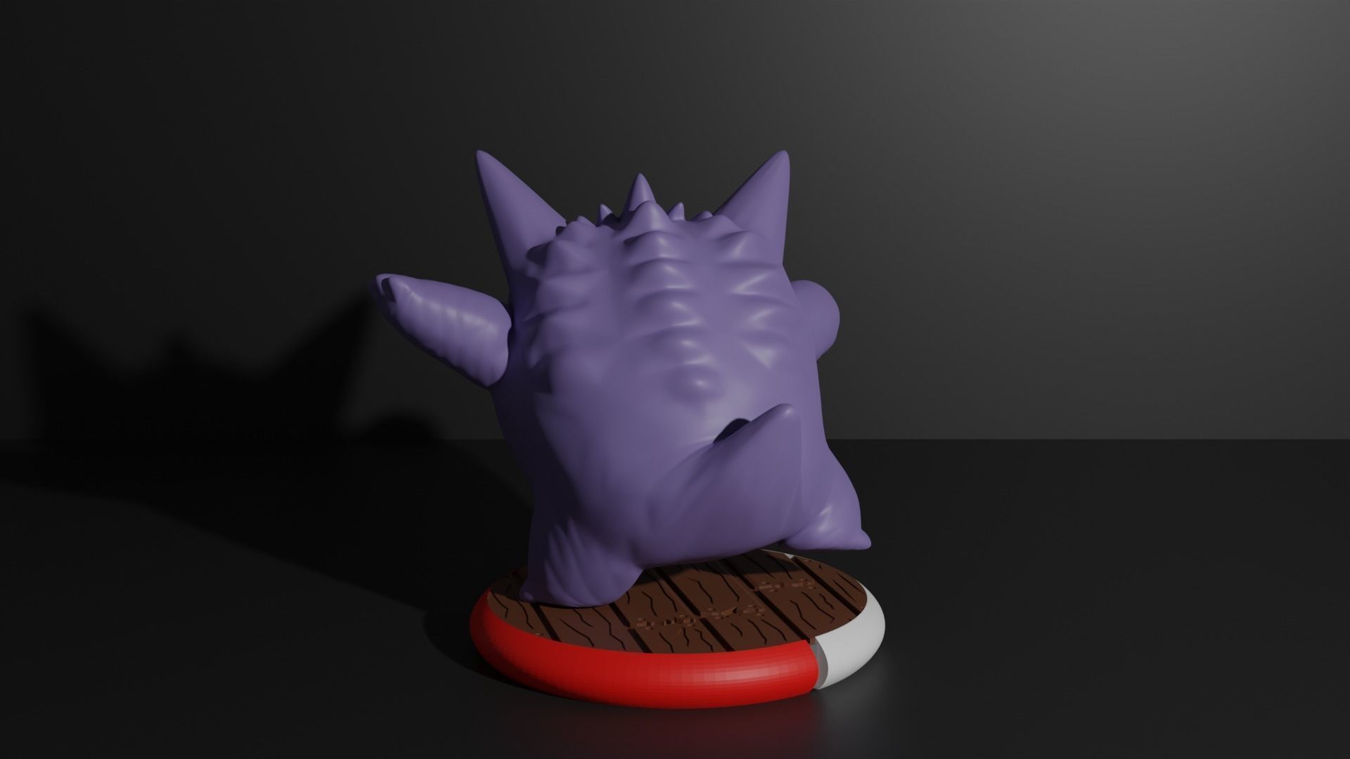 Gengar pokemon 3D print model 3D print model_3