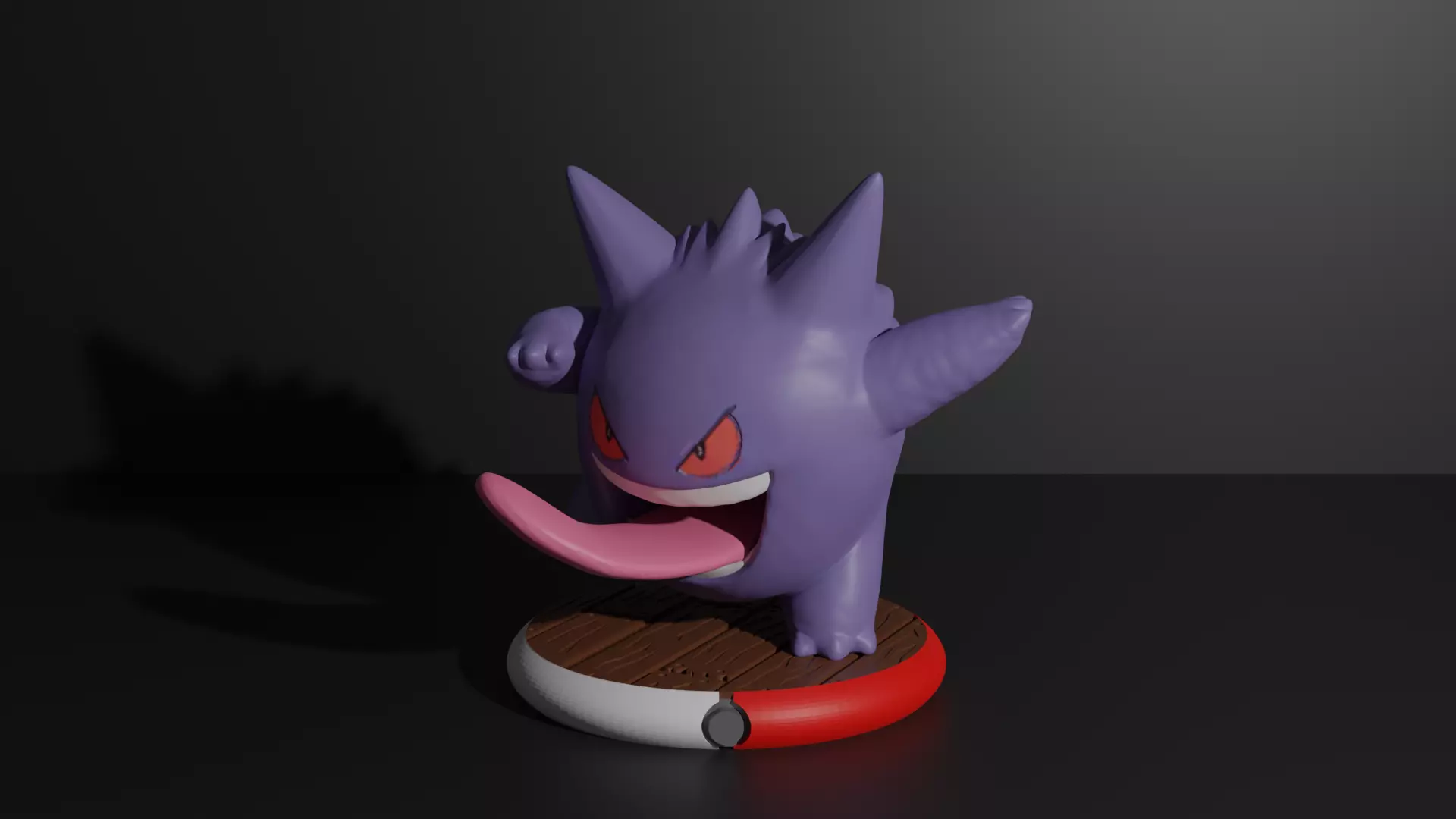 Gengar pokemon 3D print model 3D print model_0
