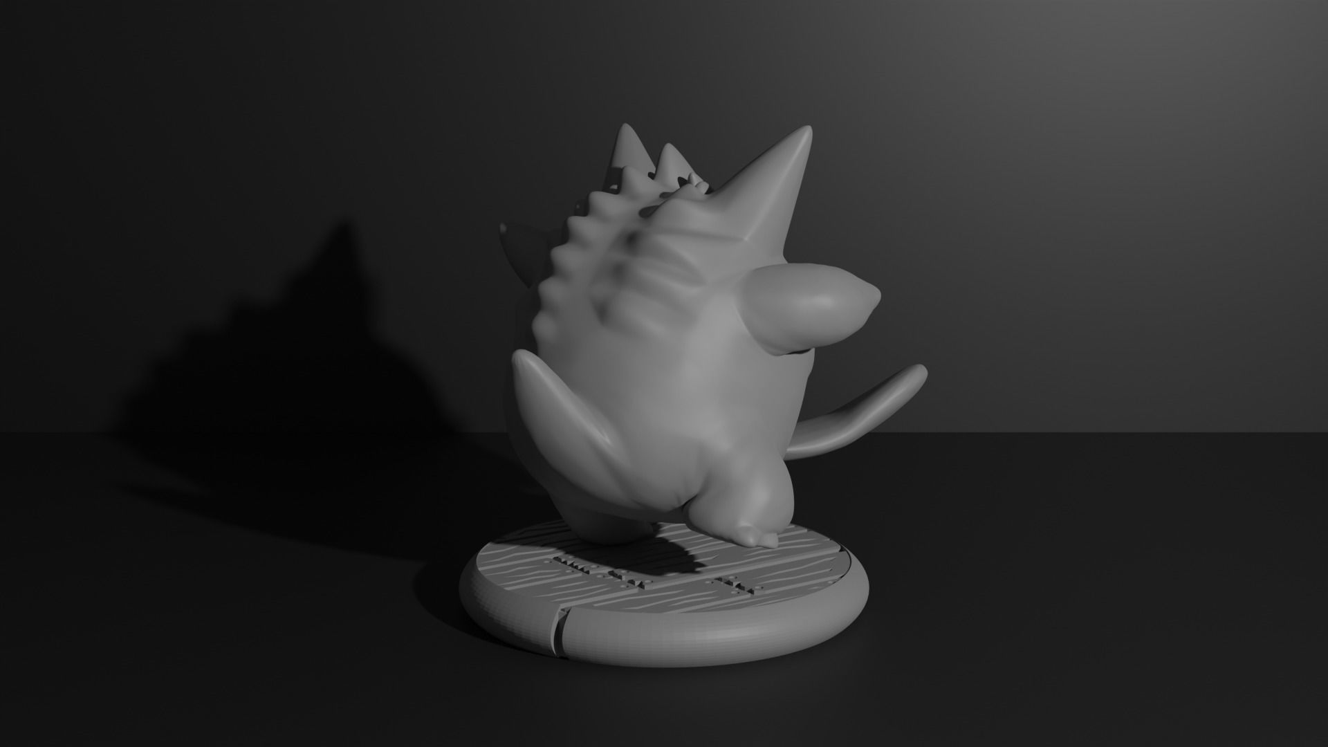 Gengar pokemon 3D print model 3D print model_8