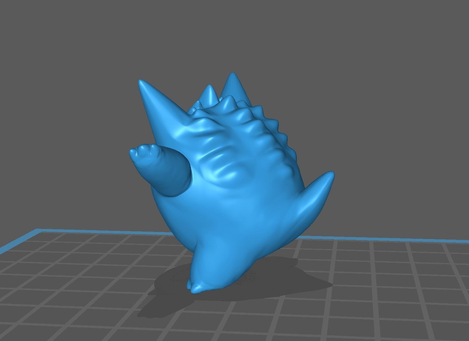Gengar pokemon 3D print model 3D print model_19