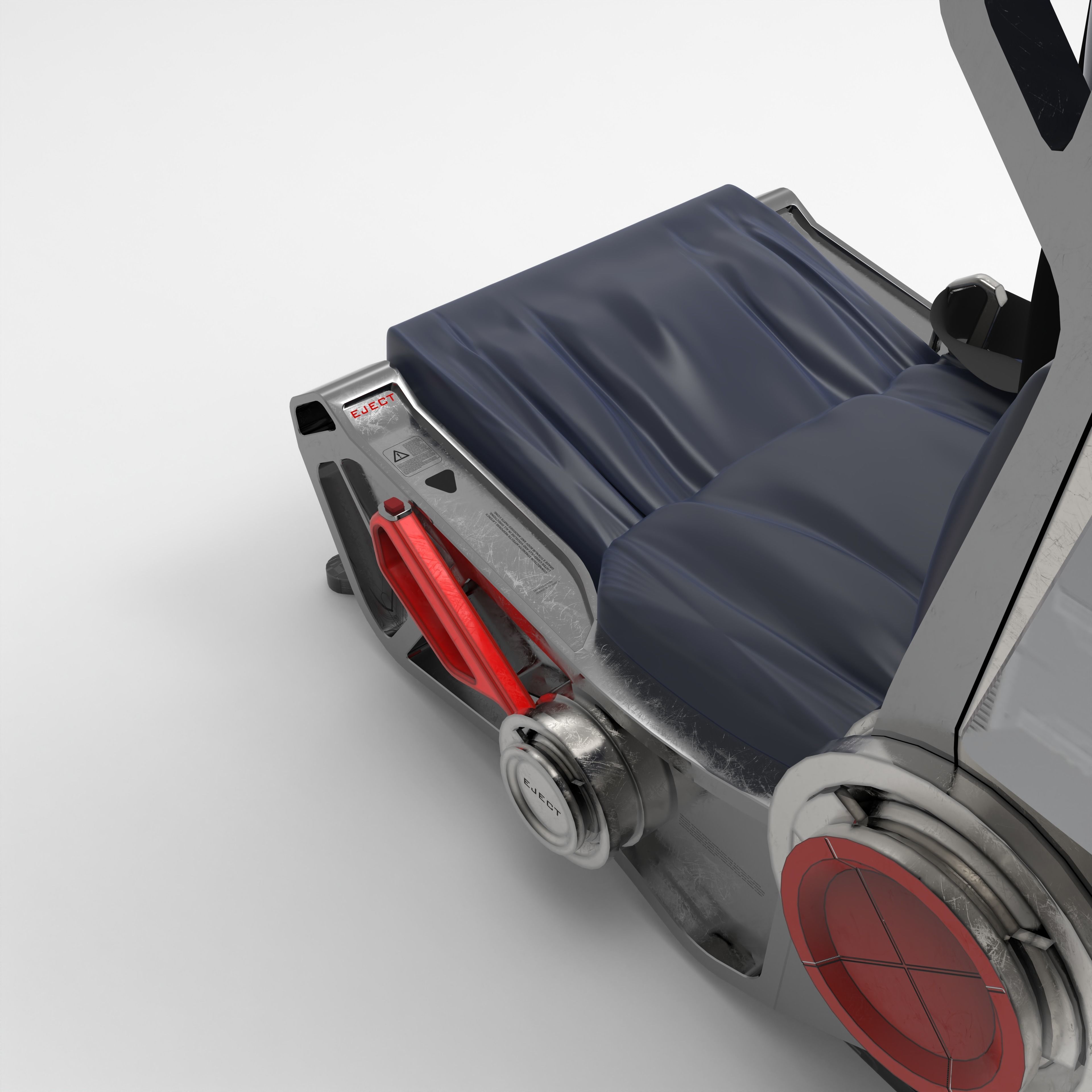 Ejecting Aircraft Seat 3D model_3