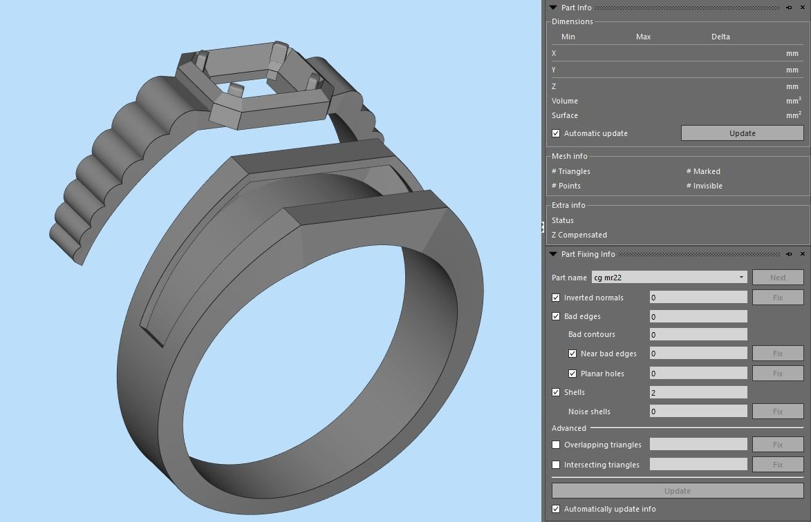 Ring MR 22-2 3D print model_7