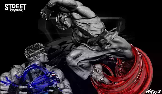 Wicked Video Game Ken Sculpture ready for 3d printing 3D print model