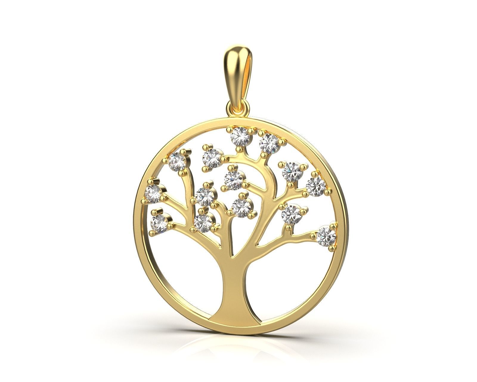 Pendant  Tree of life   11511 3D print model_8