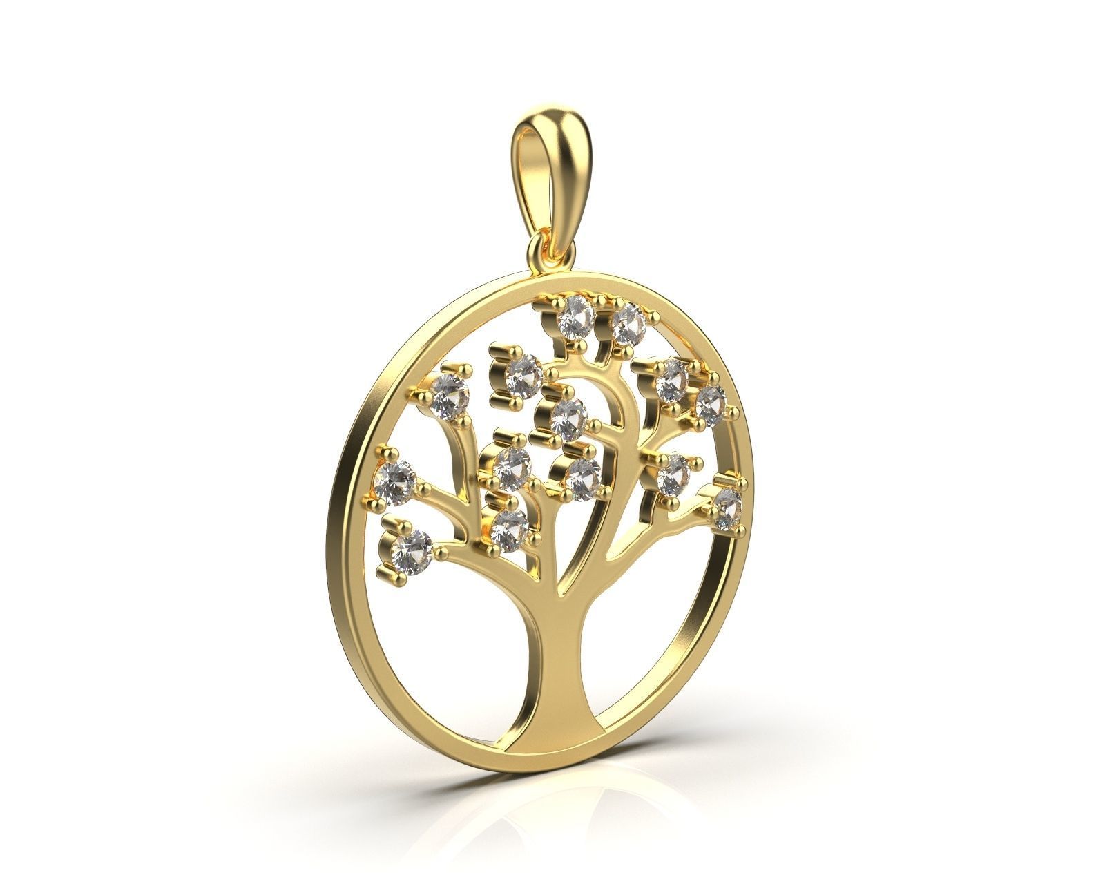 Pendant  Tree of life   11511 3D print model_7