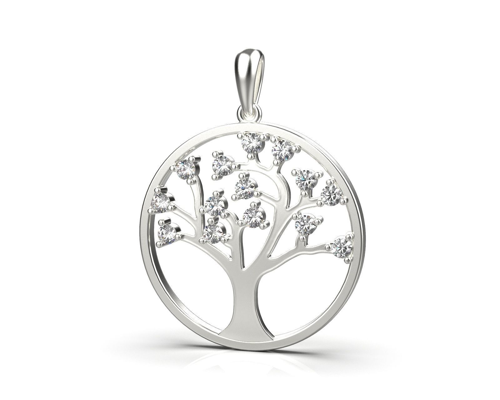 Pendant  Tree of life   11511 3D print model_2
