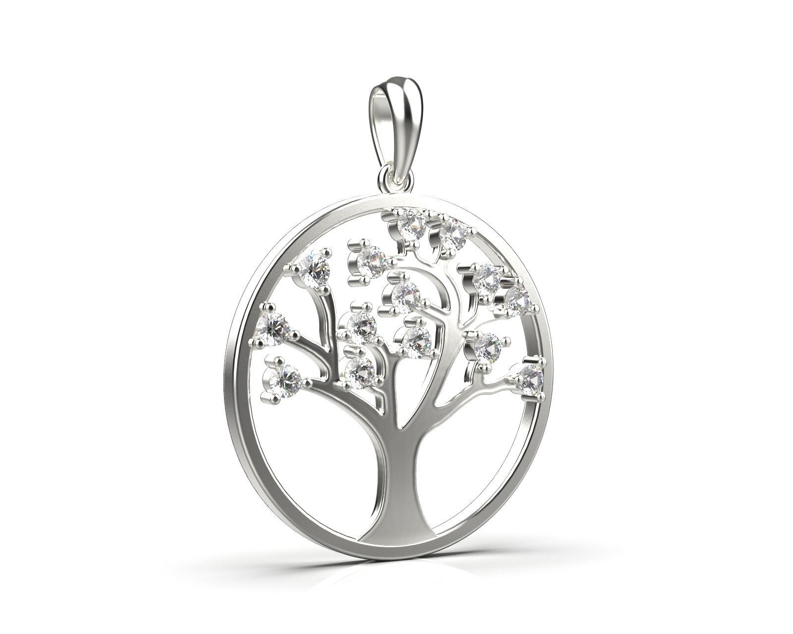 Pendant  Tree of life   11511 3D print model_4