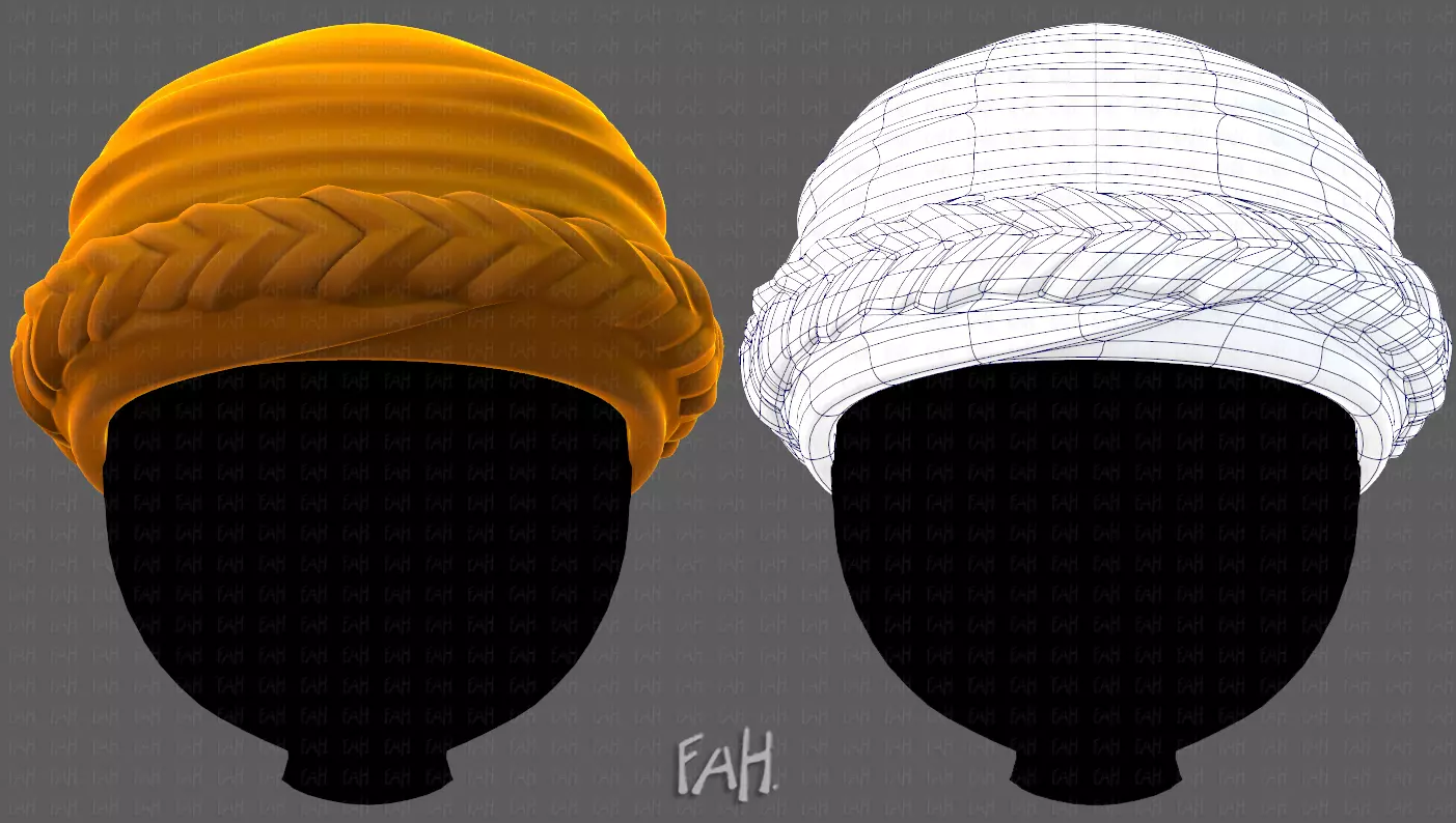 Cap V52 Low-poly 3D model
