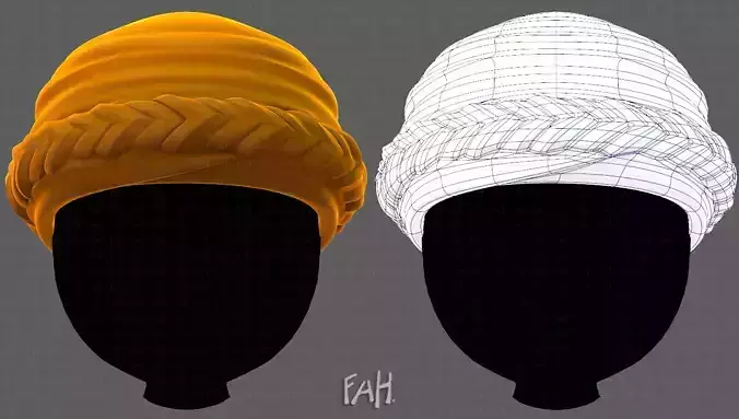 Cap V52 Low-poly 3D model