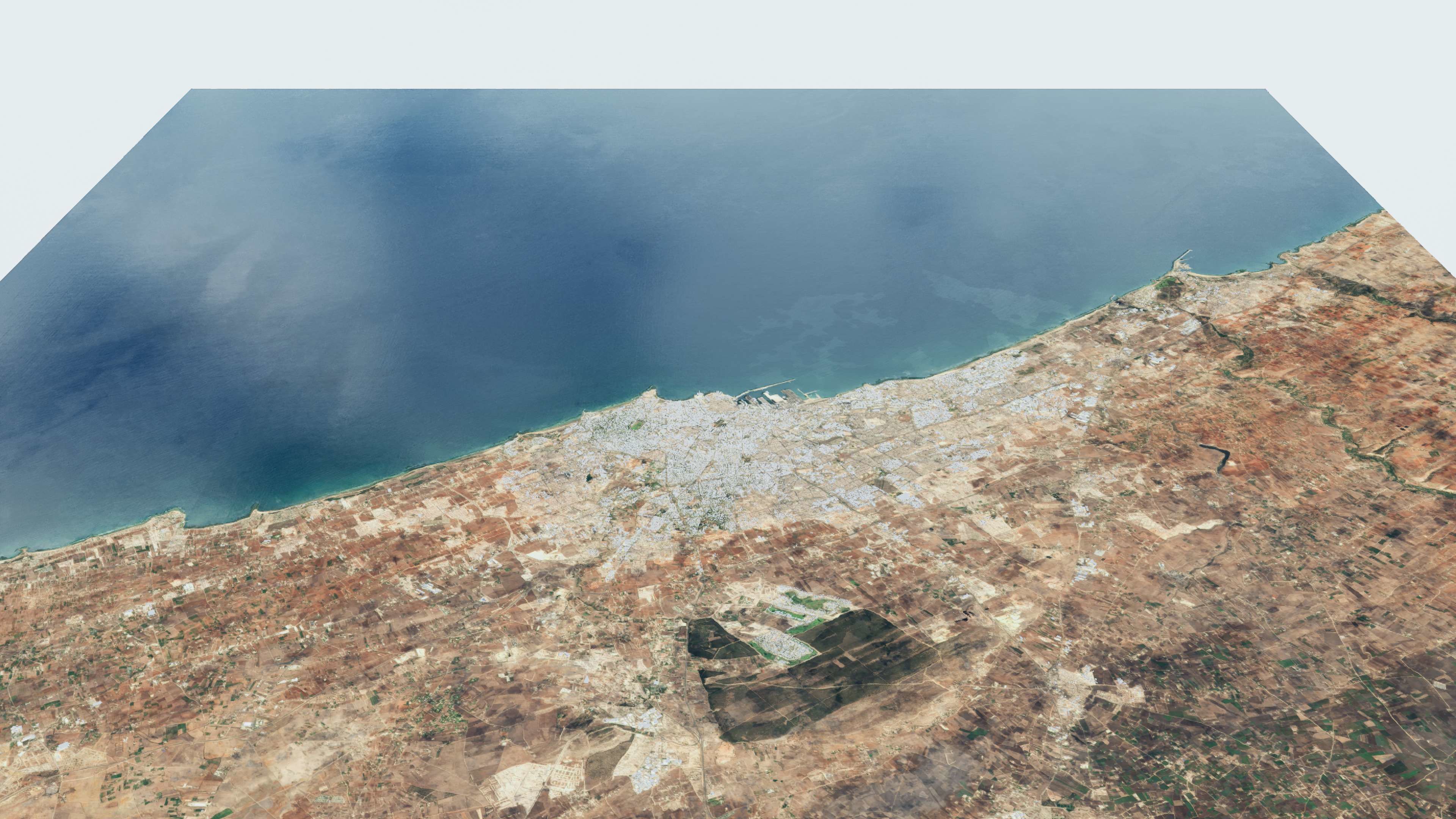 Casablanca Morocco City Landscape 3D Model 3D model_6
