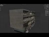 Misc City Apartment Buildings and Shops Free low-poly 3D model_1