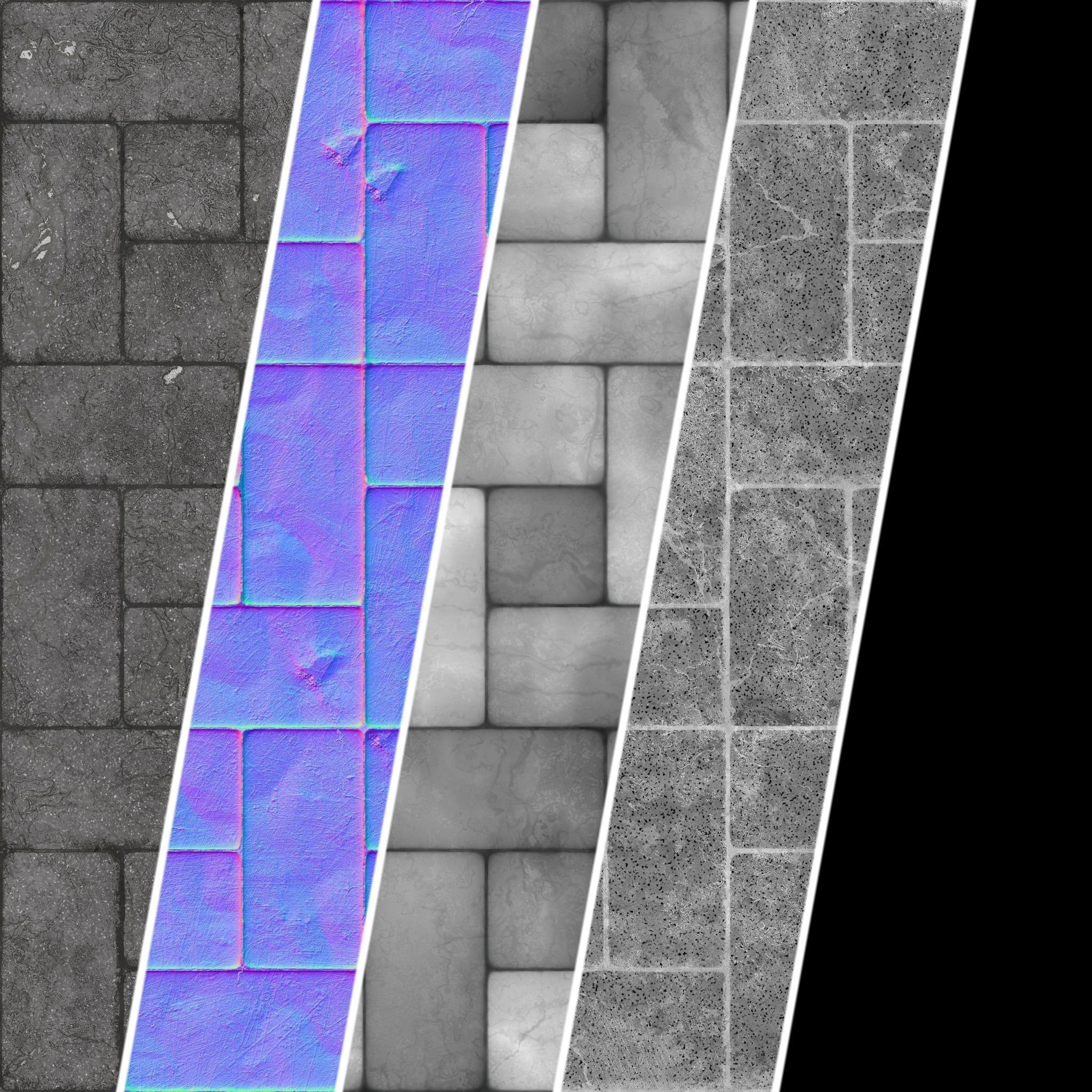 Stone Wall Materials 48- Sbsar Pbr 4k Seamless Texture_6