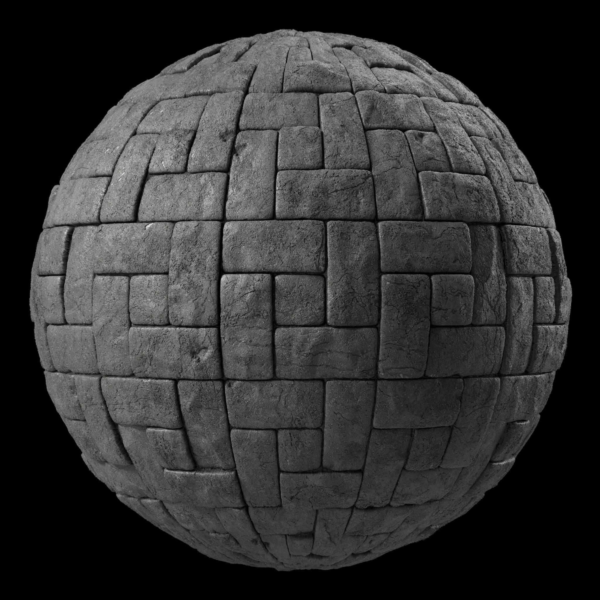 Stone Wall Materials 48- Sbsar Pbr 4k Seamless Texture_4