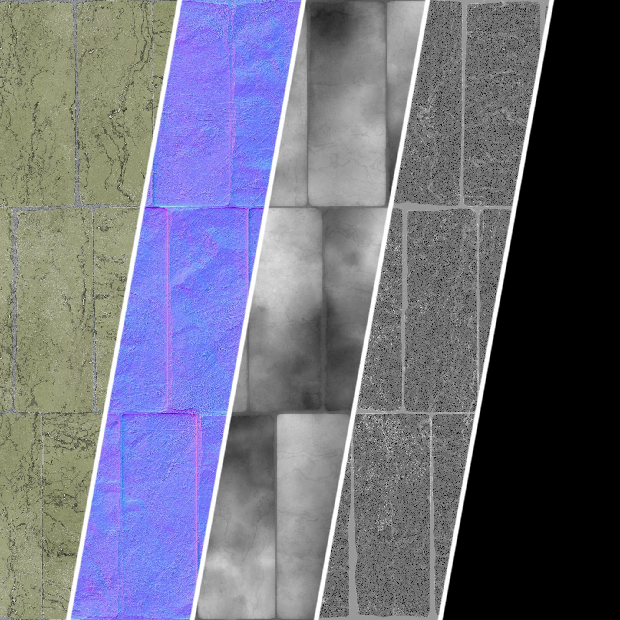 Stone Wall Materials 49- Sbsar Pbr 4k Seamless Texture_3